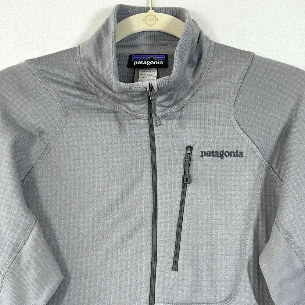 Patagonia R1 Pullover Jacket‎ Men Medium 1/2 Zip Waffle Grid Fleece Regulator